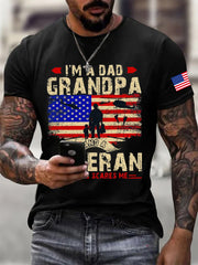 Men's Veterans Day Printed T-shirt