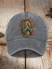 Unisex Virgin Mary Faith Print Hat