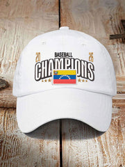 Unisex Venezuela Baseball Champion Print Hat