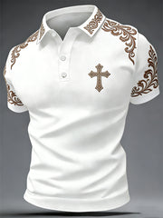 Men's Faith Print Casual Top