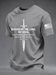 Men's Blessed Be The Lord Short-sleeved T-shirt