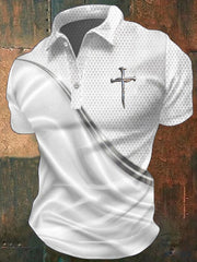 Men's Faith Print Casual Top