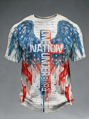 Men's One Nation Wings Printed T-shirt