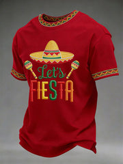 Men's Cinco de Mayo Printed Casual T-Shirt