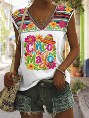 Women's Cinco de Mayo Printed Vest