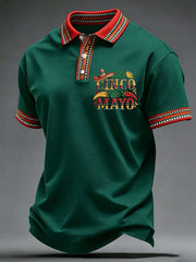 Men's Cinco de Mayo Printed Casual Shirt