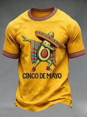 Men's Cinco de Mayo Printed Casual T-Shirt