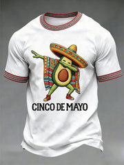 Men's Cinco de Mayo Printed Casual T-Shirt
