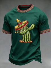 Men's Cinco de Mayo Printed Casual T-Shirt