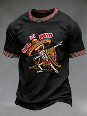 Men's Cinco de Mayo Printed Casual T-Shirt
