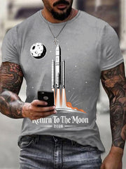 Men's Return To The Moon 2026 Casual Tee