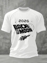 Men's Return To The Moon 2026 Casual Tee