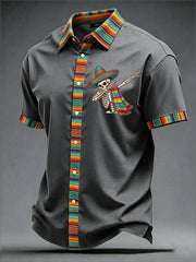 Men's Cinco de Mayo Printed Casual Shirt