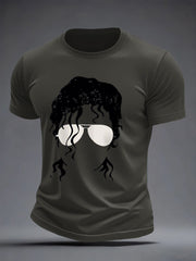 Men's Men's Pop Music Inspired Casual T-shirt