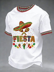 Men's Cinco De Mayo Print Short-Sleeve T-shirt
