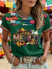 Women's Cinco de Mayo short-sleeved T-shirt
