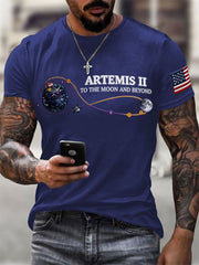 Men's Artemis II 2026 Print Casual Tee