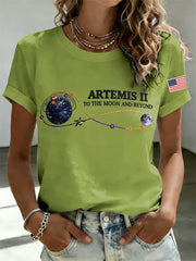 Women's Artemis II 2026 Print Casual Tee