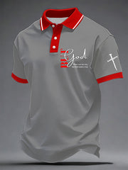 Men's "But God" Print Casual T-Shirt