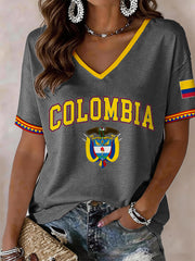 Women's Colombia V-Neck T-Shirt