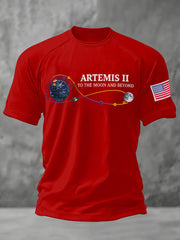 Men's Artemis II 2026 Print Tee