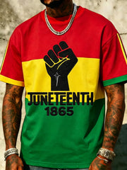 Men's Juneteenth Print Casual Tee