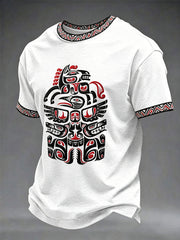 Men's Indigenous Totem Casual T-shirts