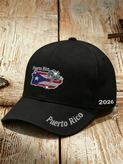 Unisex Puerto Rico Printed Hat
