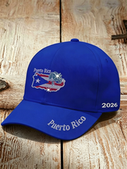 Unisex Puerto Rico Printed Hat