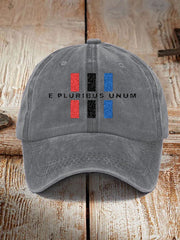 Unisex E pluribus unum Printed Hat