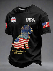 Men's Beagle USA 1776-2026 short sleeves t-shirt