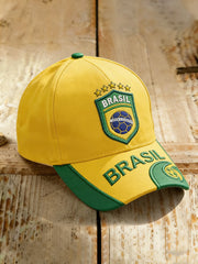 Unisex Brazilian Football Lover Printed Hat