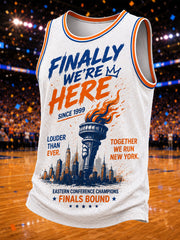 Men's Gift For Basketball Fans Print Casual Vest