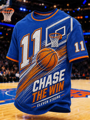 Men's Gift For Basketball Fans Print Casual Tee