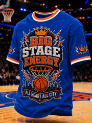 Men's GO NEW YORK GO! Gift For Basketball Fans Print Casual Tee