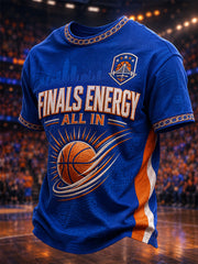 Men's Gift For Basketball Fans Print Casual Tee