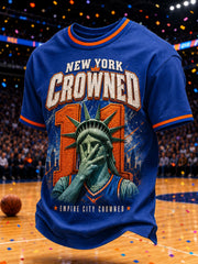 Men's New York Champions 2026 Printed T-shirt