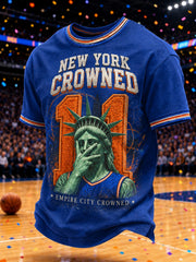 Men's New York Champions 2026 Printed T-shirt