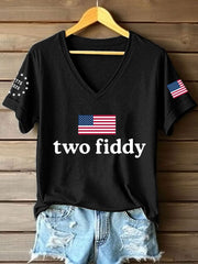 Women's Two Fiddy Print T-Shirt
