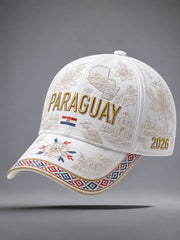 Paraguay Football Printed Casual Unisex Cap