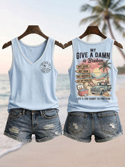 Women's Too Old To Care Club Tank Top