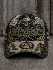 Old Fuckers Club Printed Casual Unisex Hat