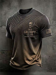 Men's Old Fuckers Club Printed Casual T-Shirt