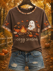 Women's Autumn Printed T-shirt
