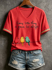 Women's Every Little Thing Is Gonna Be Alright T-shirt