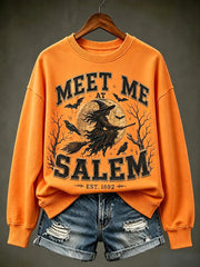 Women's MEET ME IN SALEM Regular Sweatshirt
