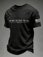 Men's The Way The Truth The Life Short Sleeves T-shirt