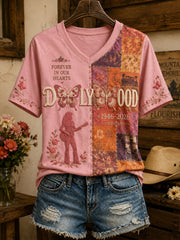 Women's Country Music Lover Art Printed T-shirt