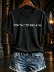 Women's See You In The Fog Halloween T-shirt