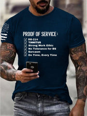 Men's DD-214 Print Short Sleeves T-shirt